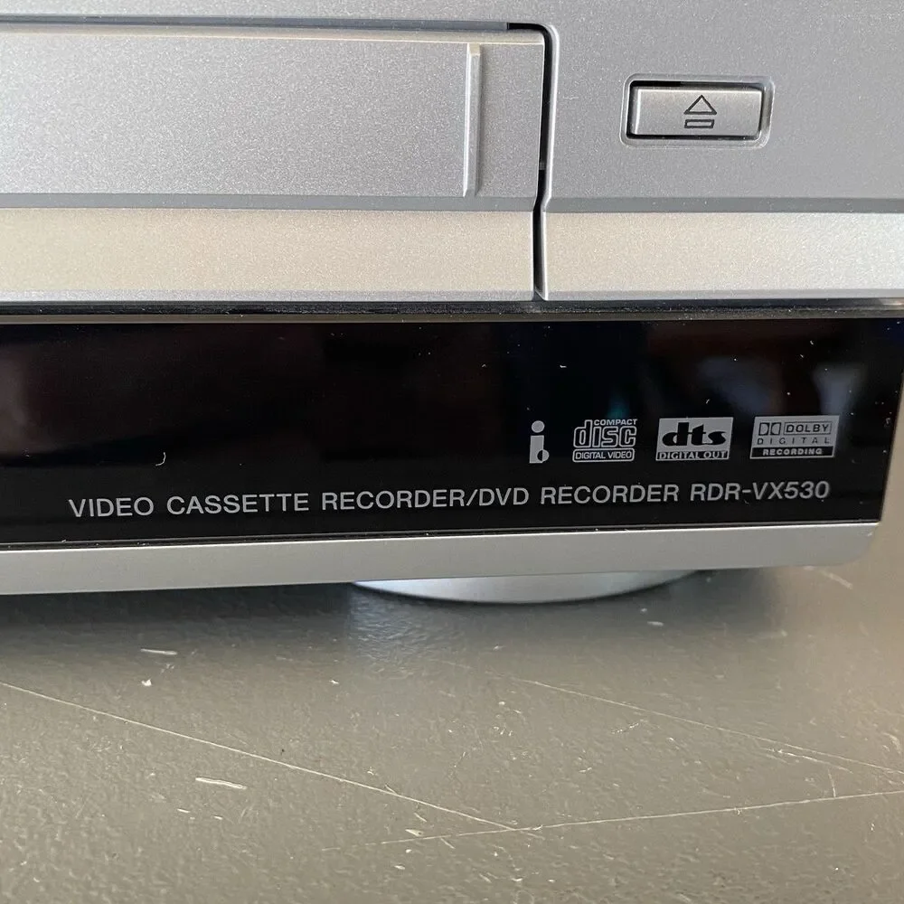 Sony RDR-VX530 DVD Recorder VHS Combo Player Tested Working No Remote